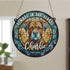 Boxer Brindle Memorial Stained Glass Effect Suncatcher